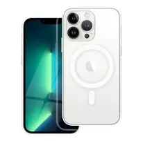 OEM Clear Mag Cover phone case with MagSafe support for iPhone 13 Pro, transparent