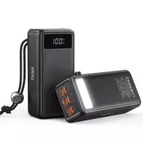 VEGER Tank Boost (W5001C) Power Bank | 56,000 mAh | 130W | PD, QC | USB-A, USB-C | black