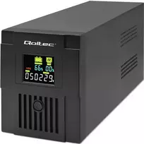 Qoltec Uninterruptible Power Supply (UPS) Line Interactive | Monolith | 2000VA | 1200W | LCD | USB | RJ45