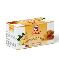 Žolelių arbata su imbierais ir medumi TANAY pakeliais, 20 x 1,5g