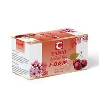Žalioji vyšnių - žolelių arbata FORM pakeliais, 20 x 1,5g