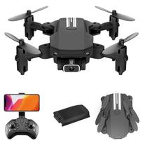 LS-MIN Mini Drone RC Quadcopter 4K kamera 13 min. skrydžio laikas 360 laipsnių apverčiamas 6 ašių giroskopo gestų nuotrauka 1080P 1 Battery juoda