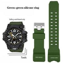 Skirta Casio G-SHOCK Juoda Auksinė Laikrodžio Apyrankė Didysis Purvo Karalius GWG-1000 GWG-1000GB Aukštos Kokybės Modifikuota Derva Silikonas Vyriška Laikrodžio Dirželis GWG-1000