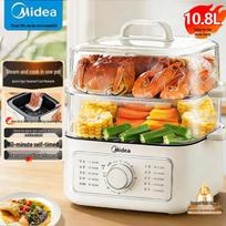 Midea Multi-functional Electric Steamer & Hotpot balta spalva
