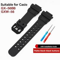 Skirta Casio G-SHOCK serijai GX-56BB GXW-56 Giant G modifikuotas didelis blokinis dervos silikoninis dirželis vandeniui atspari sportinė apyrankė su įrankiais