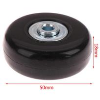 Bagažo lagamino keitimo ratai Lagaminų remontas Od 50Mm Ašys Deluxe + Screw