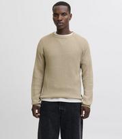 Jack & Jones vyriškas megztinis 12278916*03, smėlio spalvos/crock