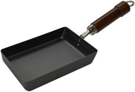 River Light Goku Japan Urushi Iron Frying Iron Nitride Induction Rust Made in KU1613 Pan, Small, Finish, Compatible, Resistant, Japan, juoda