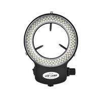 Adjustable 144 LED Ring Light Black White Microscopes Protective Cover  Microscope UK juoda