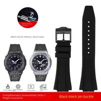 Guminis laikrodžio dirželis Casio G-SHOCK laikrodžiui GM-2100 GA-2100 GA-2110 GM-5600 Su greito atsegimo mechanizmu Laikrodžio apyrankė GA2100 Sportinis silikoninis apyrankė 16mm