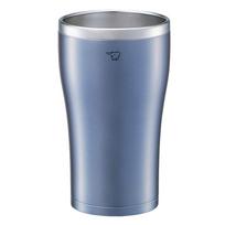 Zojirushi Nerūdijančio Plieno Termo Puodelis, Laikantis Karštį ir Šaltį, Lygus, Tobulas, Skaidrus, 450ml, Atsparus Kondensacijai, Gėrimams, Burnai, Dovana, Mėlynas, SX-DN45-AC