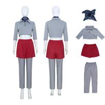 Cosplay kostiumas Stranger Things 5 Mažoji Eleven cos kostiumas Helovino karnavalo diena cosplay animacija tas pats kostiumas S(adult)