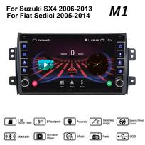 2 din Android automobilio radijo daugialypės terpės vaizdo grotuvas, skirtas Suzuki SX4 2006-2013 Fiat Sedici 2005-2014 su mygtuko rankenėle Carplay WiFi 2+32GB 1+16GB