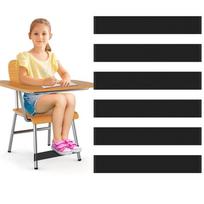 Sensorinio kambario reikmenys, būtini ADHD ir autizmo turintiems vaikams – 6 vnt. kėdžių juostų vaikams su nestabiliomis kojomis, kėdžių įrankiai juoda