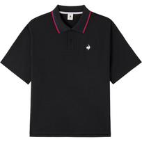 Le Coq Sportif vyriški trumpomis rankovėmis polo marškinėliai L262MECTOS01 M tamsiai mėlyna spalva