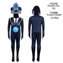 Halloween Skibidi5 tights cos costume onesie kids cosplay costume monitor man vs toilet man 100