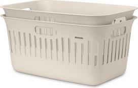 Brabantia Skalbinių krepšiai Collect-It 40 l, smėlio spalvos, 2 vnt.