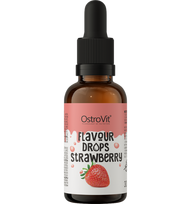 OSTROVIT Strawberry, braškių skonio lašai, 30 ml