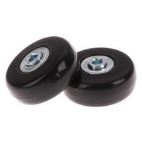 Bagažo lagamino keitimo ratai Lagaminų remontas Od 50Mm Ašys Deluxe + Screw