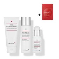 MediCube Red Starter Rinkinys nuo spuogų (Raudonas putojantis prausiklis 120 ml + Raudonas tonikas 2.0 100 ml + Raudonas serumas 2.0 30 ml)