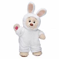 BUILD-A-BEAR DRABUŽIAI Baltas zuikio kostiumas