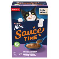 Felix Sauce Time Karma papildas suaugusiems katėms 6 x 40 g