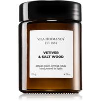 Vila Hermanos Apothecary Vetiver & Salt Wood kvapioji žvakė 120 g