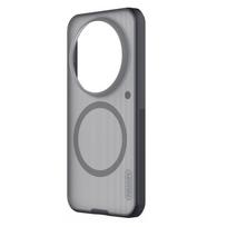 Nillkin Super Frosted PRO Magnetic Back dėklas skirtas Xiaomi 17 Ultra skaidrus juodos spalvos