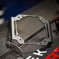 Asetek SimSports Front Mount for Podium Brackets – black, 70 mm bolt circle