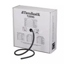 Thera-band apvali elastinė juosta, juoda, 1m