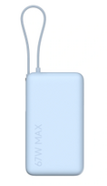 Xiaomi External battery 10000mAh 67W Ice Blue with integrated USB-C cable