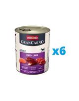 ANIMONDA GranCarno rinkinysz jautiena ir aviena 6 x 800 g