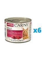 ANIMONDA Carny rinkinys  jautiena ir širdelės  6 x 200 g