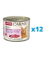 ANIMONDA Carny Adult rinkinys kalakutiena ir aviena 12 x 200 g