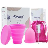 Menstruacinių taurelių rinkinys Dark Red Brand, rožinis, 30 ml