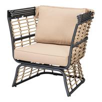 Metalinis sodo krėslas smėlio spalvos Paros – Garden Pleasure
