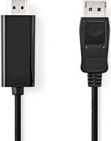 Adapter AV Nedis Nedis CCGL37100BK20 adapter kablowy 2 m HDMI Typu A (Standard) DisplayPort Black | CCGL37100BK20 | 5412810420810