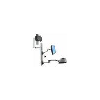 Ergotron 45-253-026 Wandhalterung Max. 68,6 cm (27") Max. VESA 100 x 100 mm 9,1 kg Schwarz, Silber | 45-253-026 | 698833014747