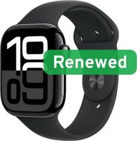 Apple Renew Grade C | Apple Watch Series 10 LTE 46mm | Retina OLED LTPO | LTE | Jet Black | watchOS | Apple Renew