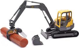 Speed Car - Metal Volvo Excavator with Accessories (40728)