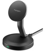 Juodas magnetinis 15W pakrovėjas "Spigen EF151MS Essential Magnetic Magsafe"
