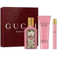 Gucci Flora Gorgeous Gardenia EDP 100 ml + EDP MINI 10 ml + BL 50 ml (moteris)