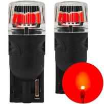 2 vnt. W5W LED T10 12V Canbus 450lm stiprus Raudona