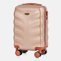 Mažas lagaminas 52x35x22 Ryanair ir Wizzair VOYO Fjord, 28L, XS, šampano spalvos