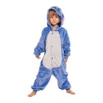 Vaikiška Pižama Kigurumi Onesie Stich Kostiumas Mėlynas 125-135 Cm, 125-135 cm