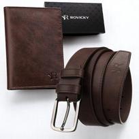 Dovanų rinkinys vyrams Rovicky, rudas, 120 cm