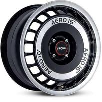Ratlankis RONAL R16x7 4x100 ET 38 CB 68 (Black Front Polished)