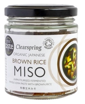 Sojų ir rudųjų ryžių miso pasta, ekologiška, Clearspring