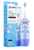 Elektrinis dantų šepetėlis vaikams BLUE GIRAFFE Nordics, 1vnt