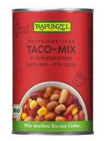 Konservuotos pupelės pomidorų padaže TACO MIX, ekologiškos, Rapunzel, 400 g